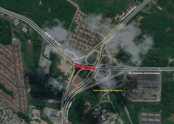 Seinfra interdita a pista superior do viaduto do Anel Sul, neste fim de semana