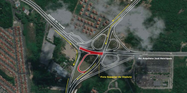 Seinfra interdita a pista superior do viaduto do Anel Sul, neste fim de semana